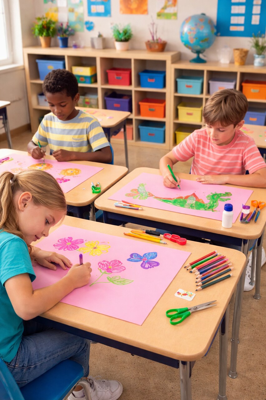 Pacon 4-Ply Oak Tag Poster Board 22" x 28" – Heavyweight Cardstock – 25 Pack